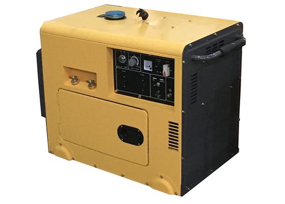 móvel bonde do amarelo do começo do soldador portátil pequeno dos geradores 230A à prova de som