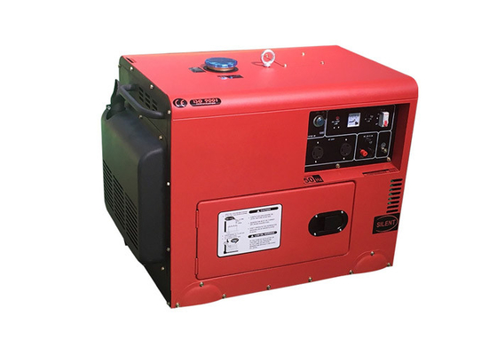 O gerador de refrigeração ar do motor diesel avaliou o gerador diesel silencioso do poder 5kw