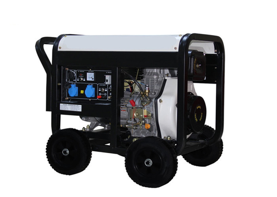 6 quilowatts abrem o tipo diesel de refrigeração ar - gerador portátil posto com o motor 192FAGE