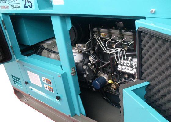 Grupo de gerador diesel silencioso super Delixi do motor de Isuzu /ABB MCCB