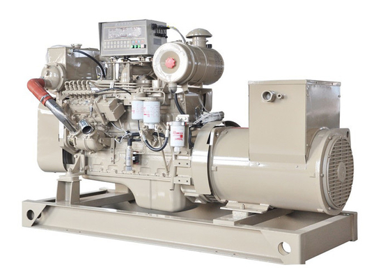 gerador diesel marinho 1800 r/min do alternador de 125kw Stamford com bomba de água do mar
