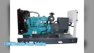 Solução de energia refrigerada a água para gerador portátil 110KW
