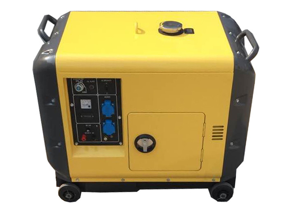 Geradores portáteis pequenos diesel home do uso 5kva 6kvA/gerador bonde do começo