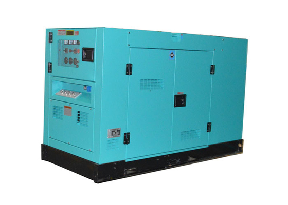Grupo de gerador azul do motor diesel da cor, líquido silencioso gerador diesel de refrigeração